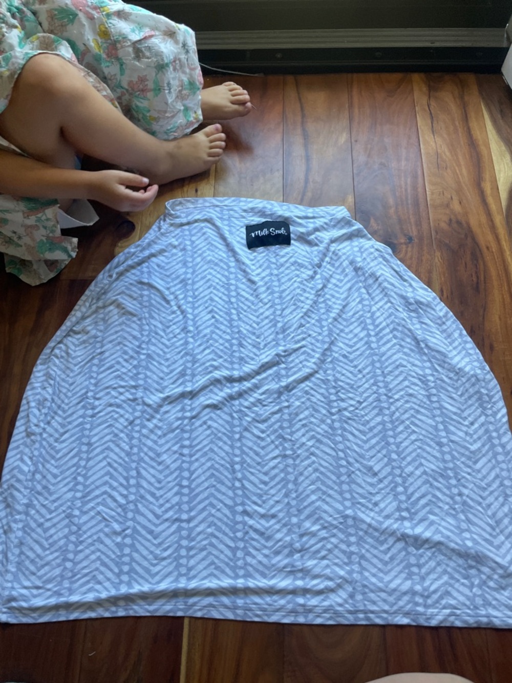 Milk snob grey car seat cover